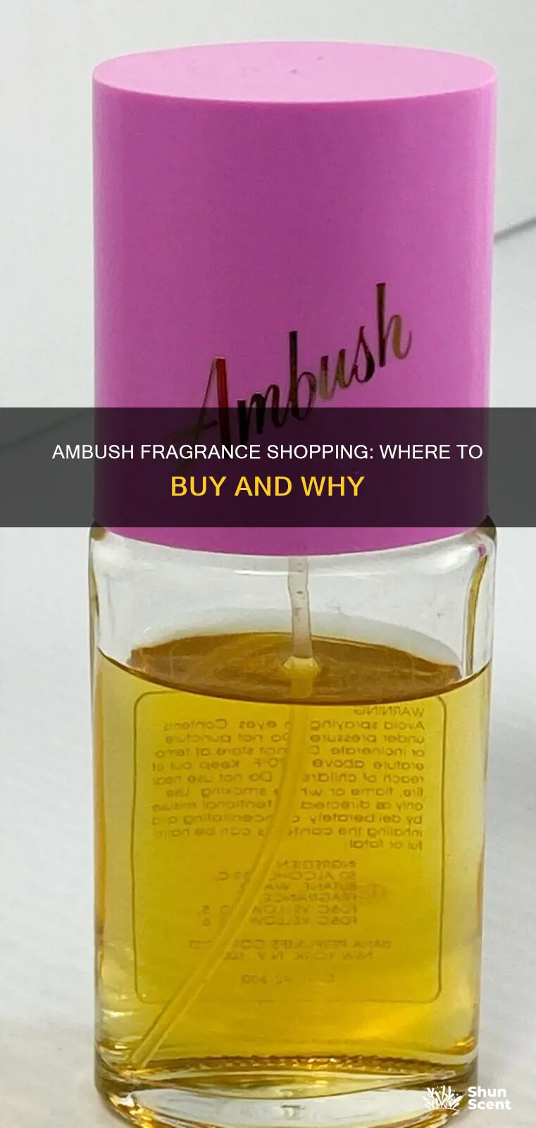 where can i buy ambush cologne