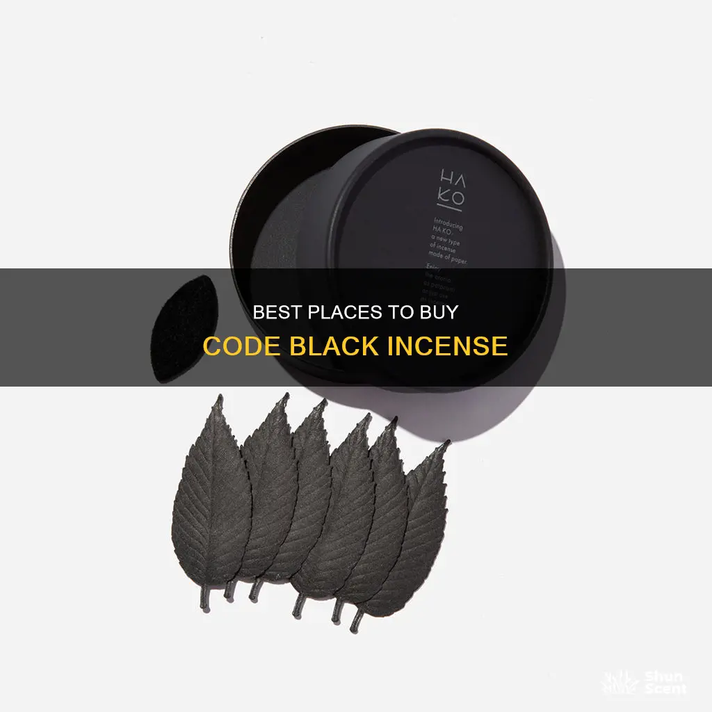 where can i buy code black incense