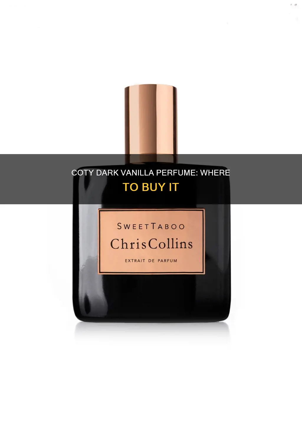 where can i buy coty dark vanilla perfume