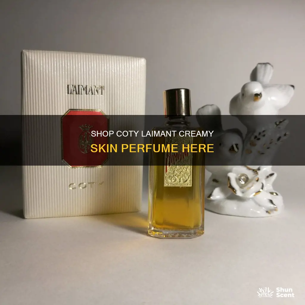 where can i buy coty laimant creamy skin perfume