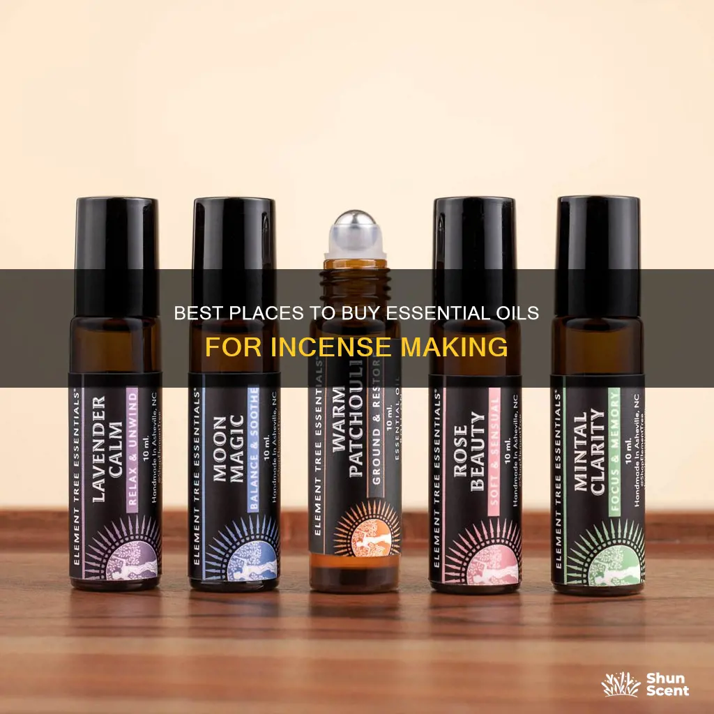 where can i buy essential oils for incense making