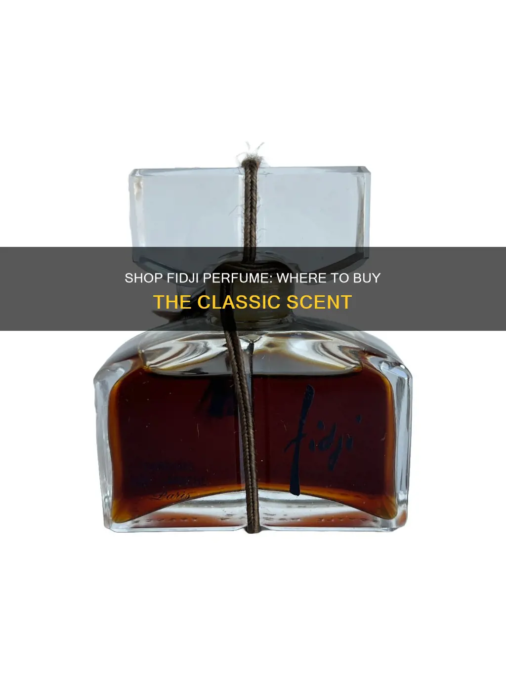 where can i buy fidji perfume