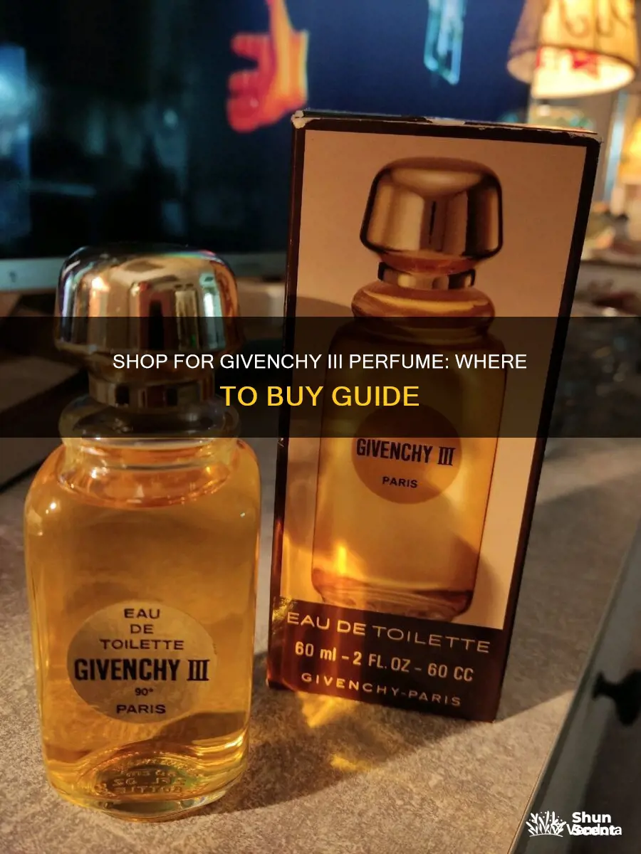 where can i buy givenchy iii perfume