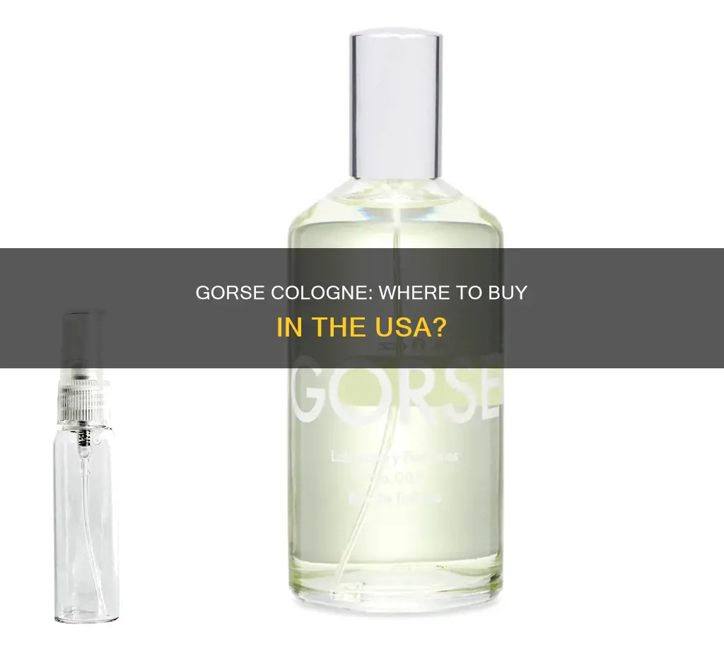 where can i buy gorse cologne in the usa