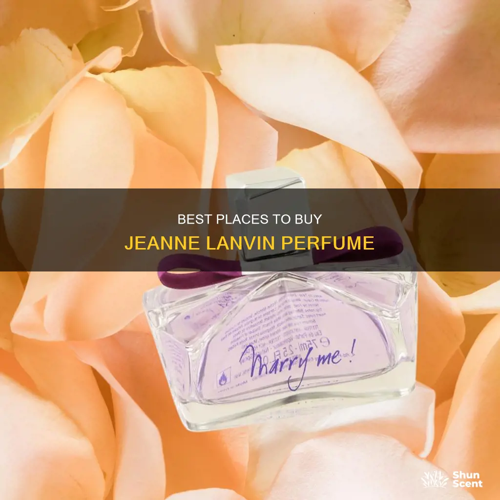 where can i buy jeanne lanvin perfume