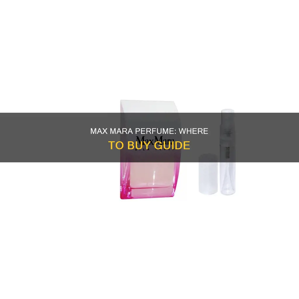 where can i buy max mara perfume