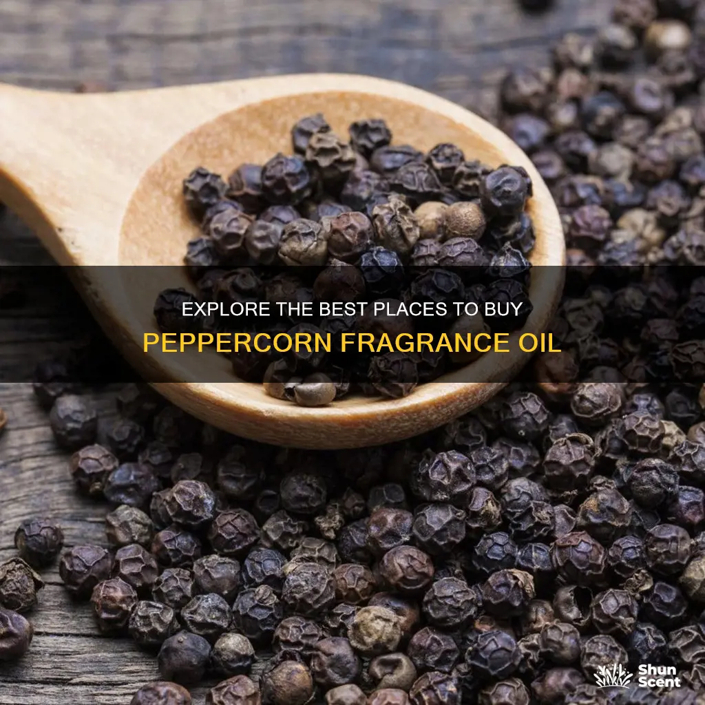 where can i buy peppercorn fragrance oil
