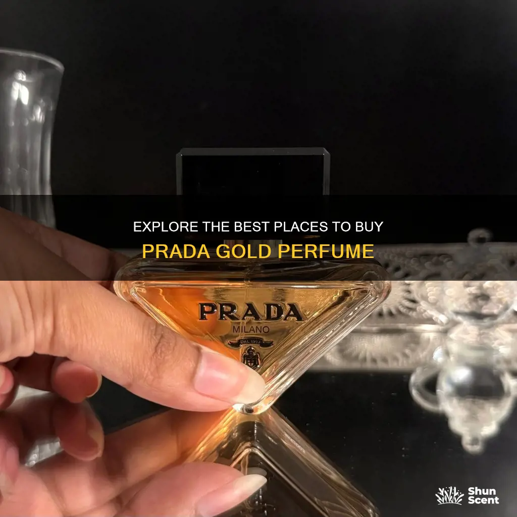 where can i buy prada gold perfume