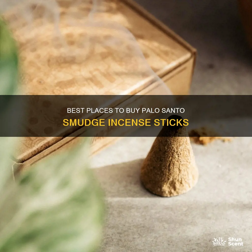where can i find palo santo smudge incense sticks