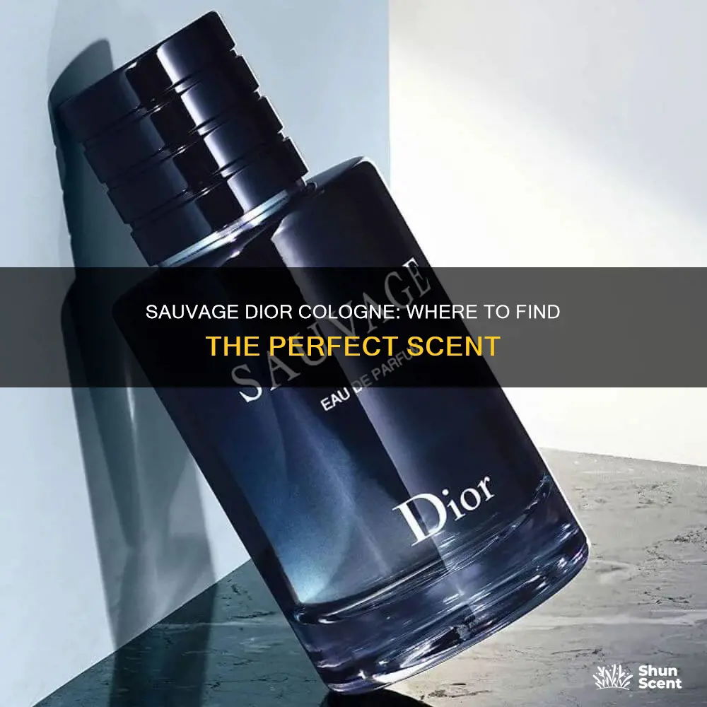 where can i find sauvage dior cologne