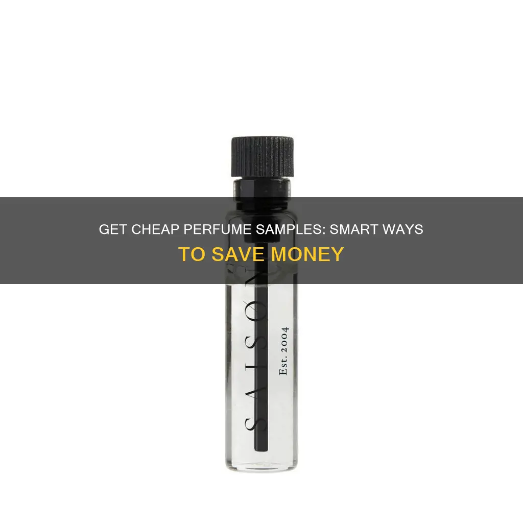 where can i get perfume samples cheap