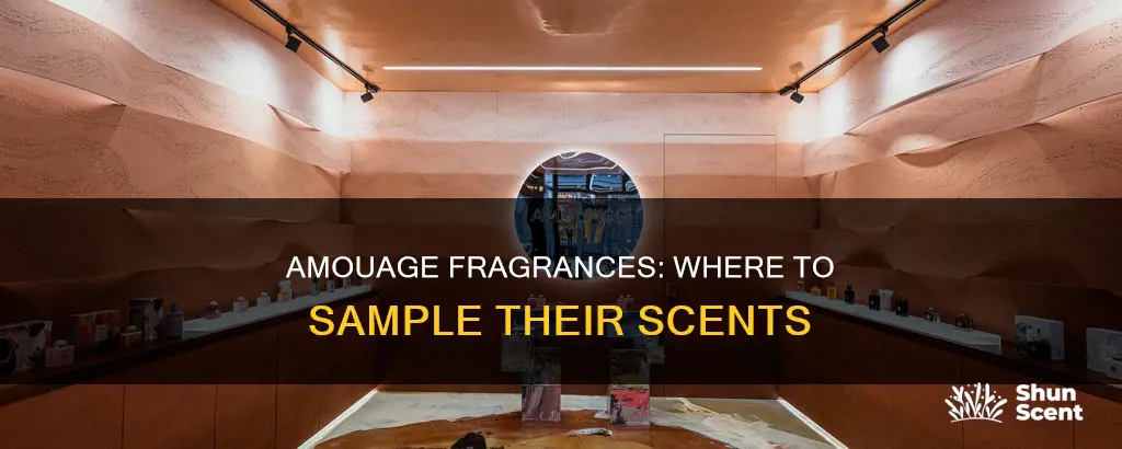 where can i smell amouage fragrances