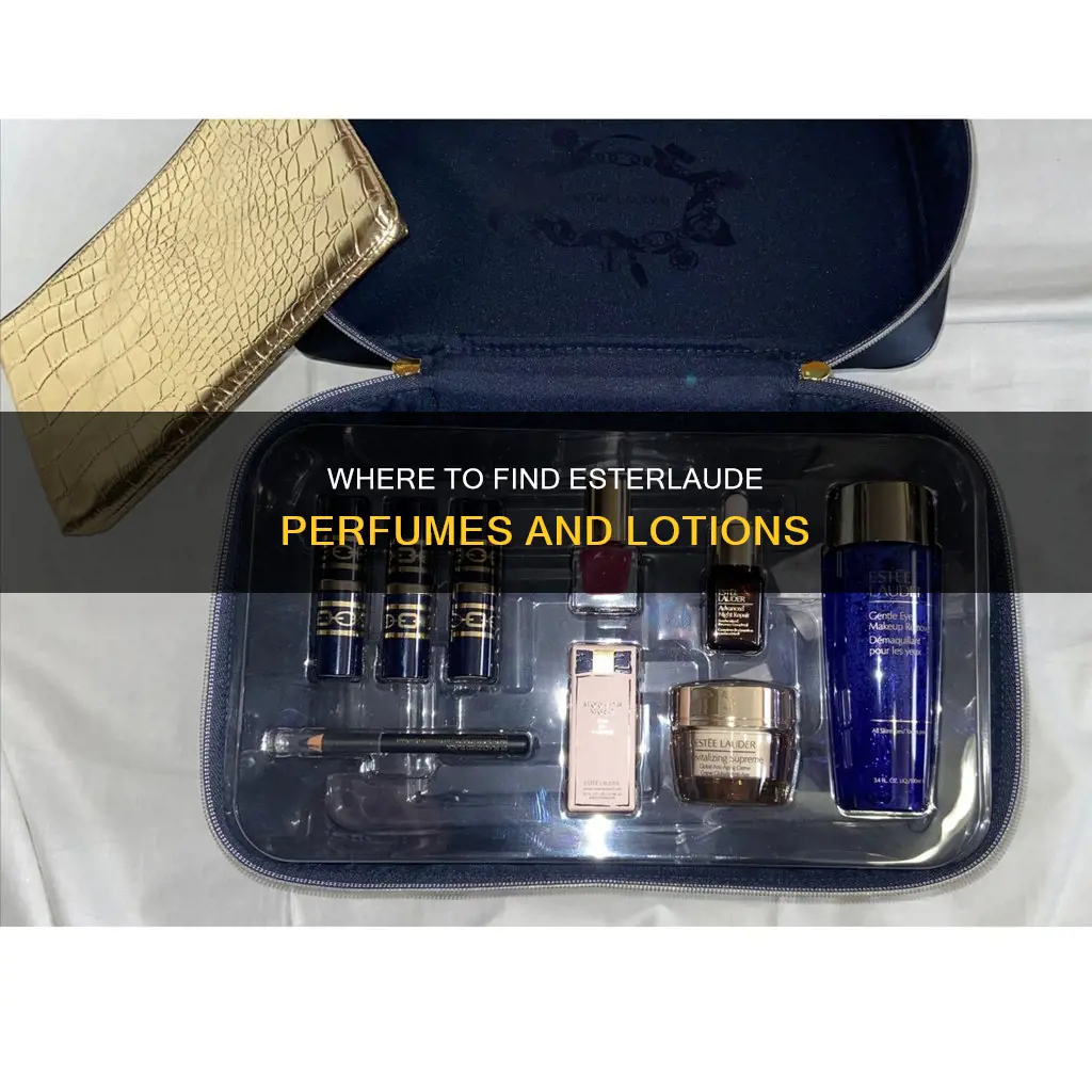 where can ifind esterlaude perfume and lotion