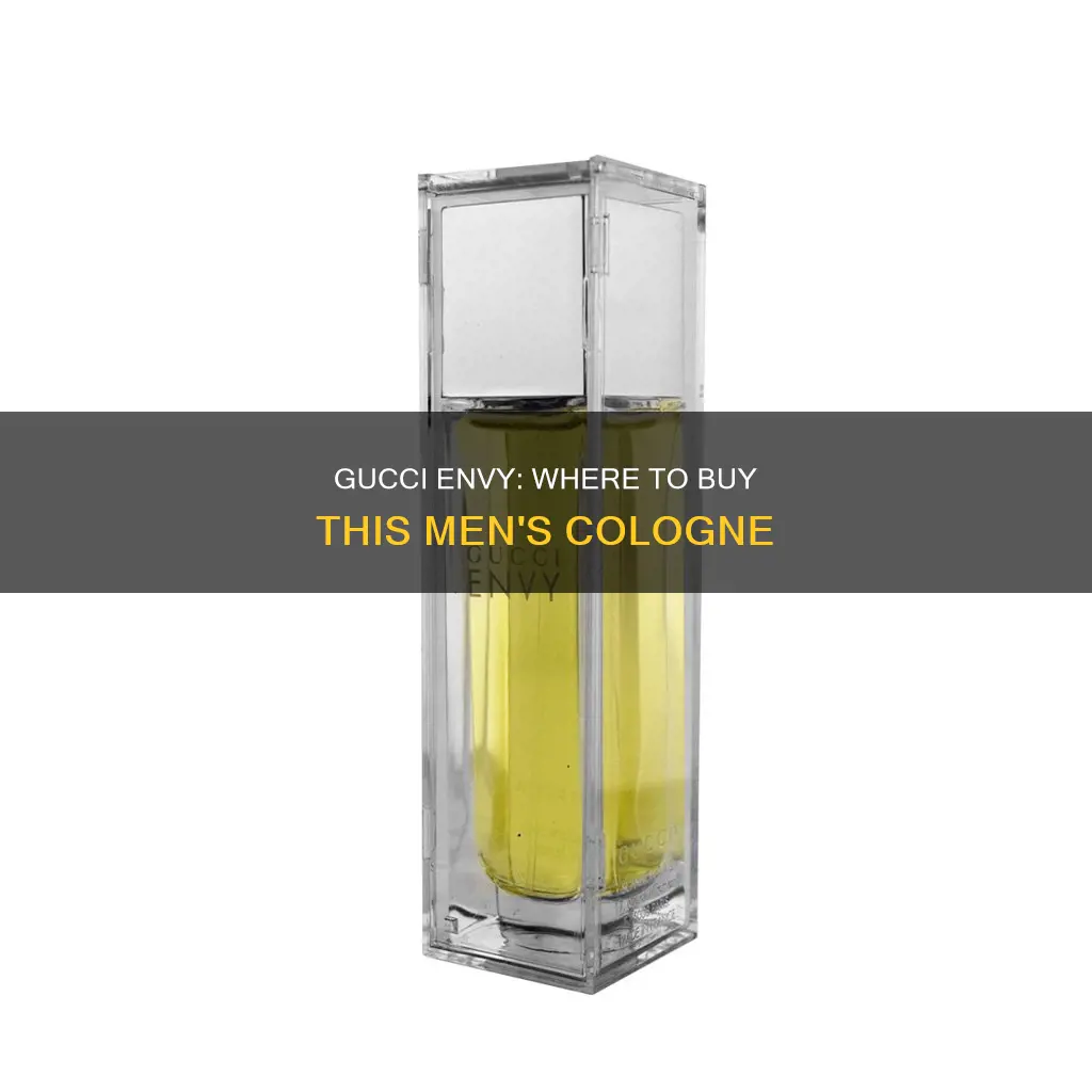 where can you buy gucci envy cologne for men