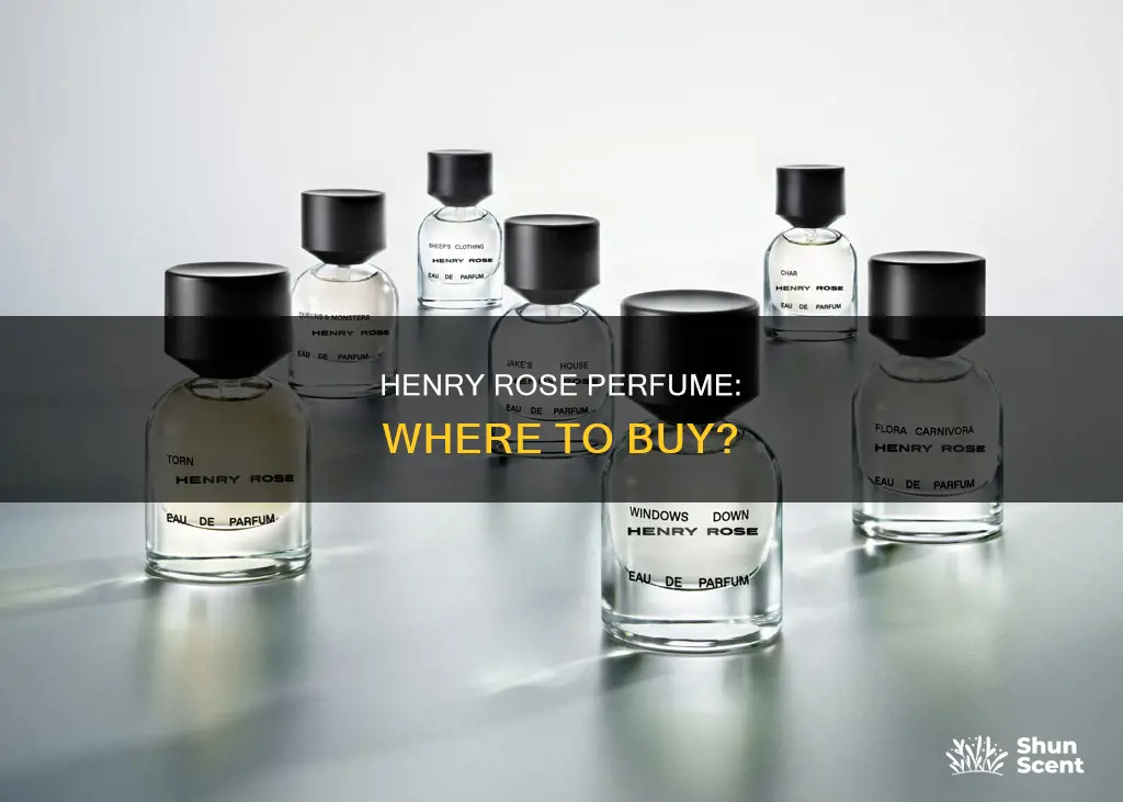 where can you buy henry rose perfume