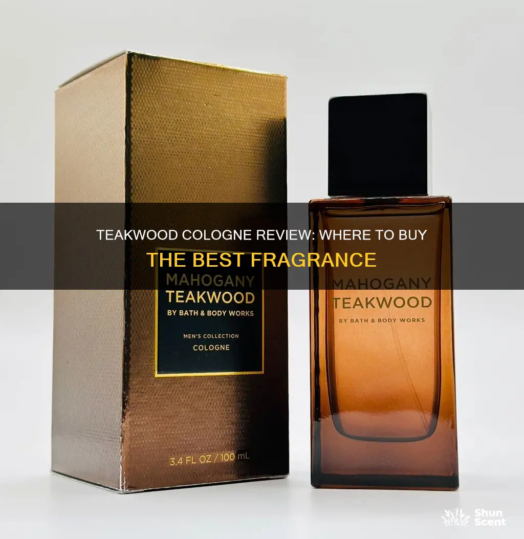 where can you buy teakwood cologne review