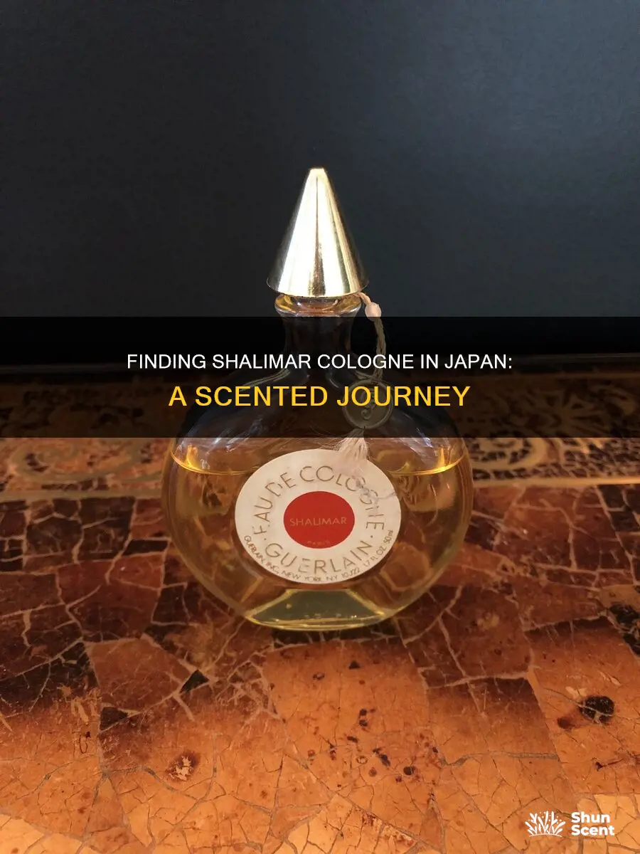 where can you find shalimar cologne in japan