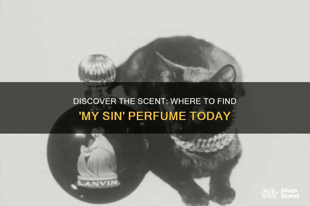 where could i find the perfume my sin