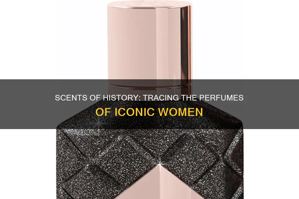 where did historic women get perfume
