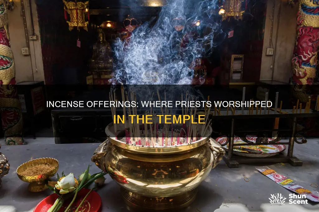 where did the priests offer the incense in the temple