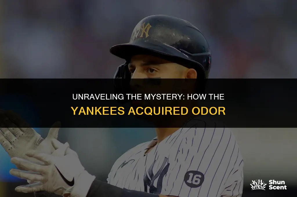 where did the yankees get odor from
