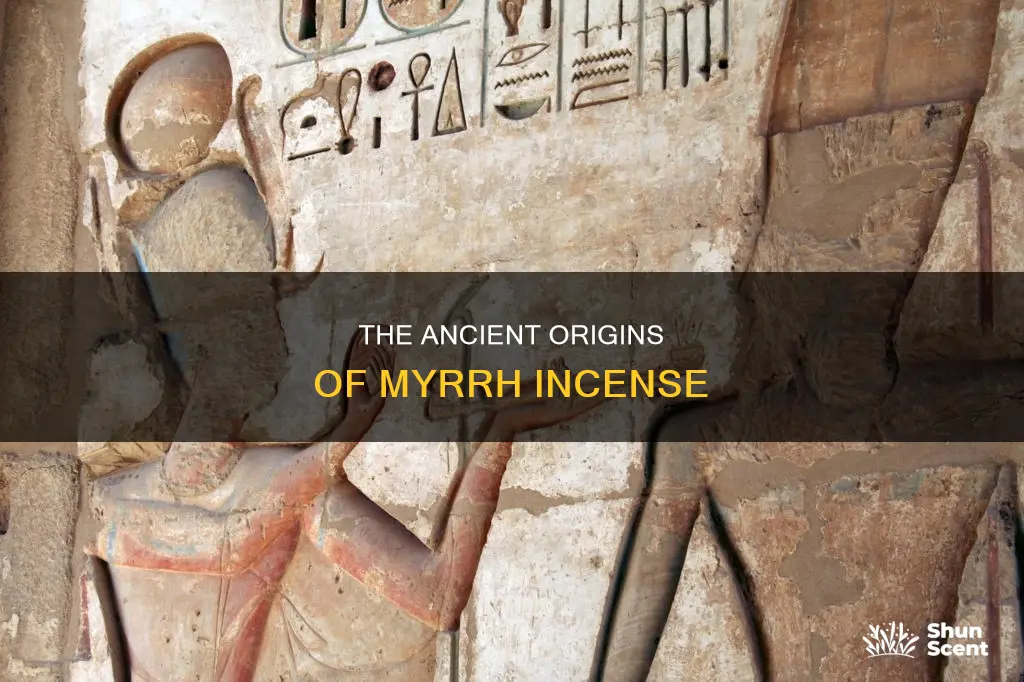 where dies myrrh incense come from
