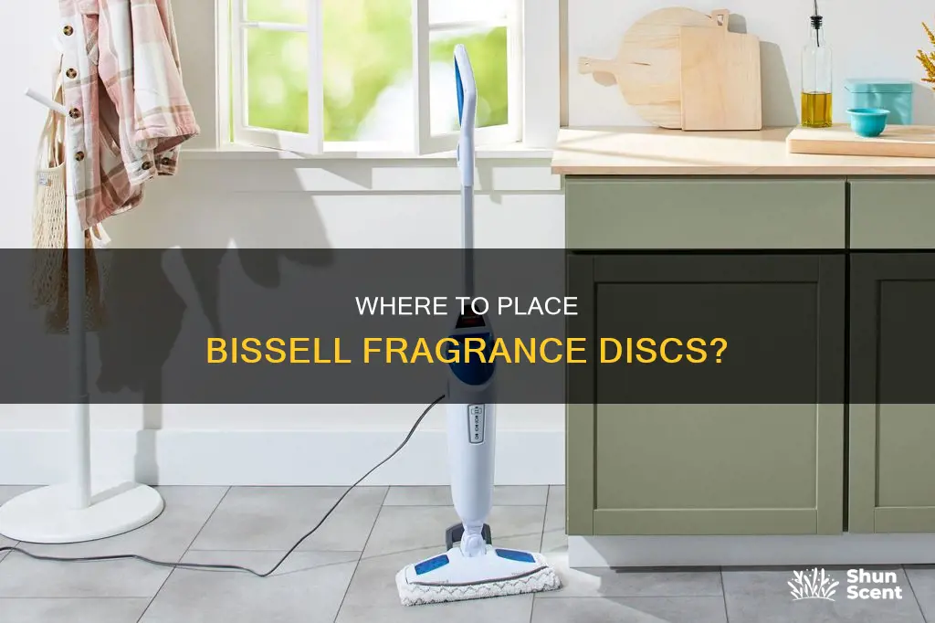 where do the bissell fragrance discs go