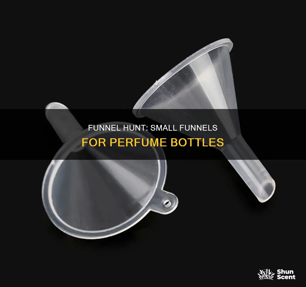 where do they sell small funnells for perfume bottles