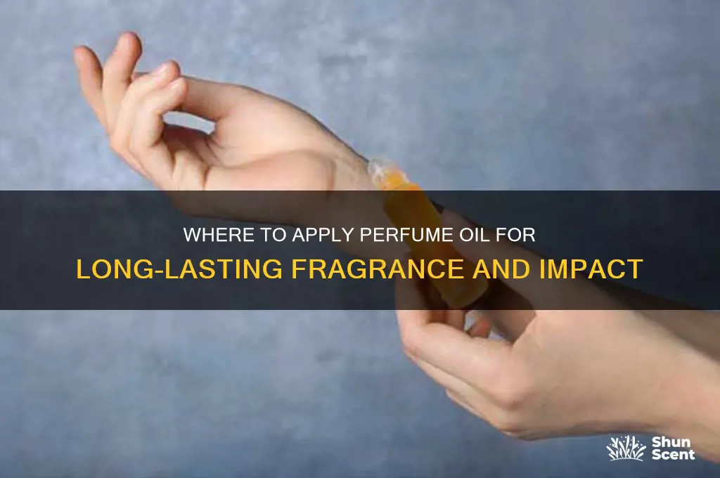 where do u put perfume oil