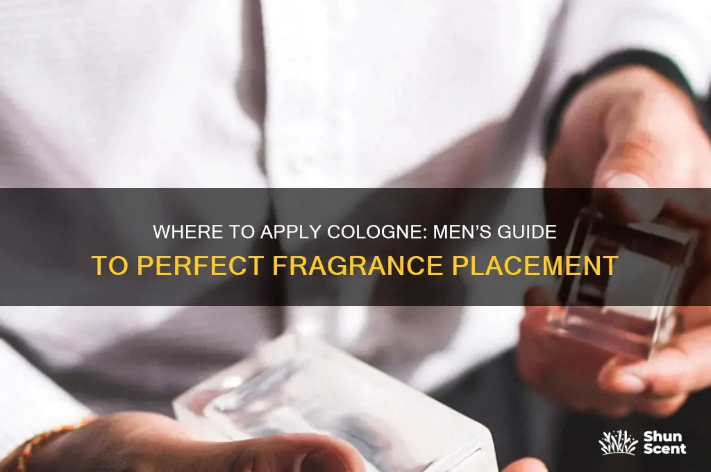 where do you apply your perfume men