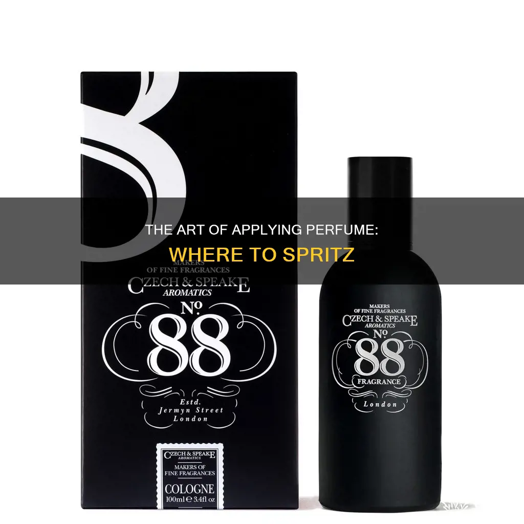 where do you put perfume