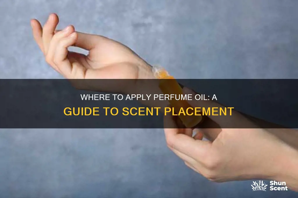 where do you wear perfume oil