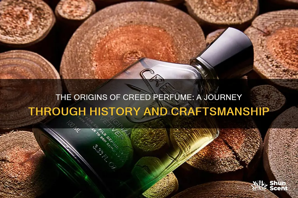 where does creed perfume come from
