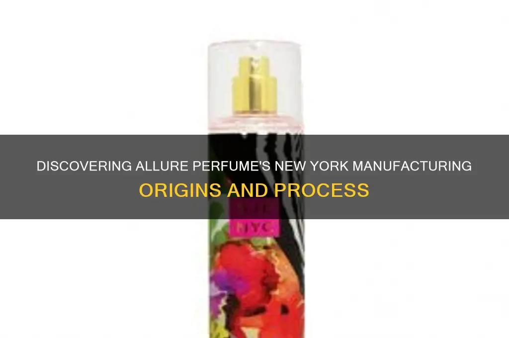 where is allure perfume made in new york