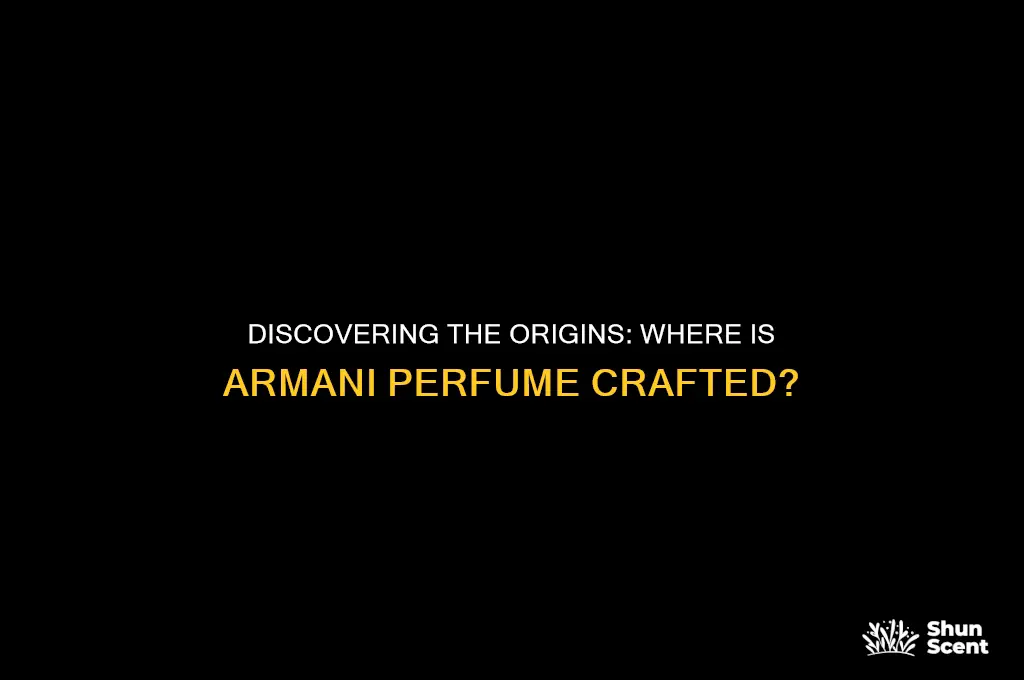where is armani perfume made