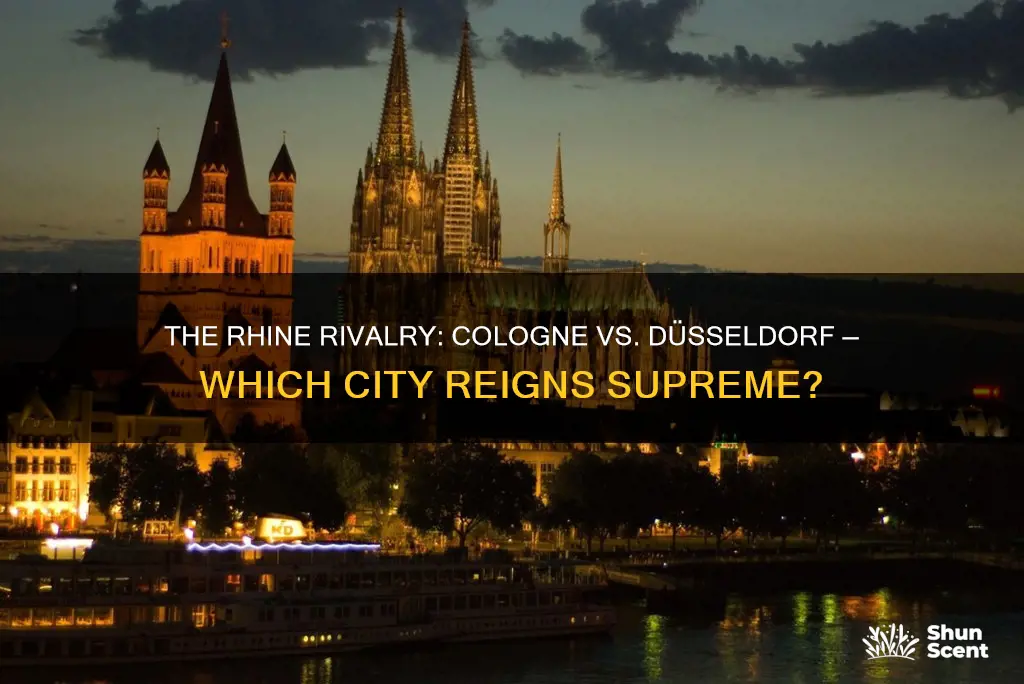 where is better dusseldorf or cologne