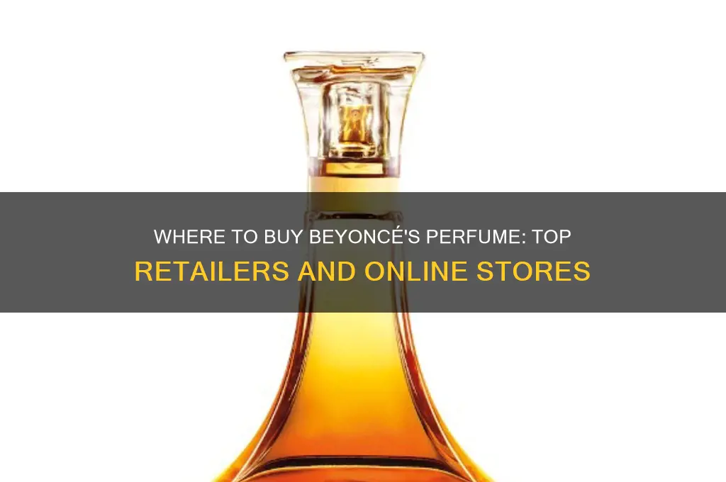 where is beyonce perfume sold