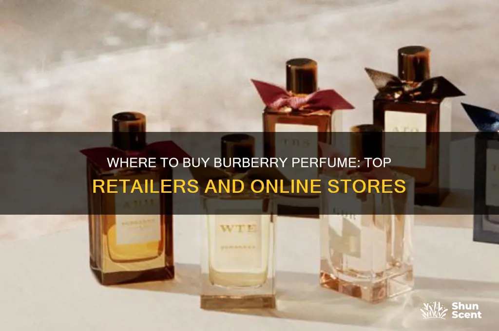 where is burberry perfume sold