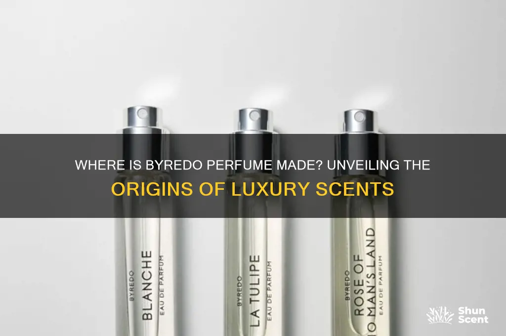 where is byredo perfume made