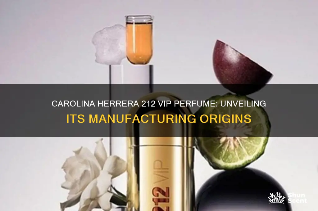 where is carolina herrera 212 vip perfume made