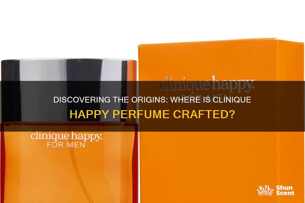 where is clinique happy perfume made