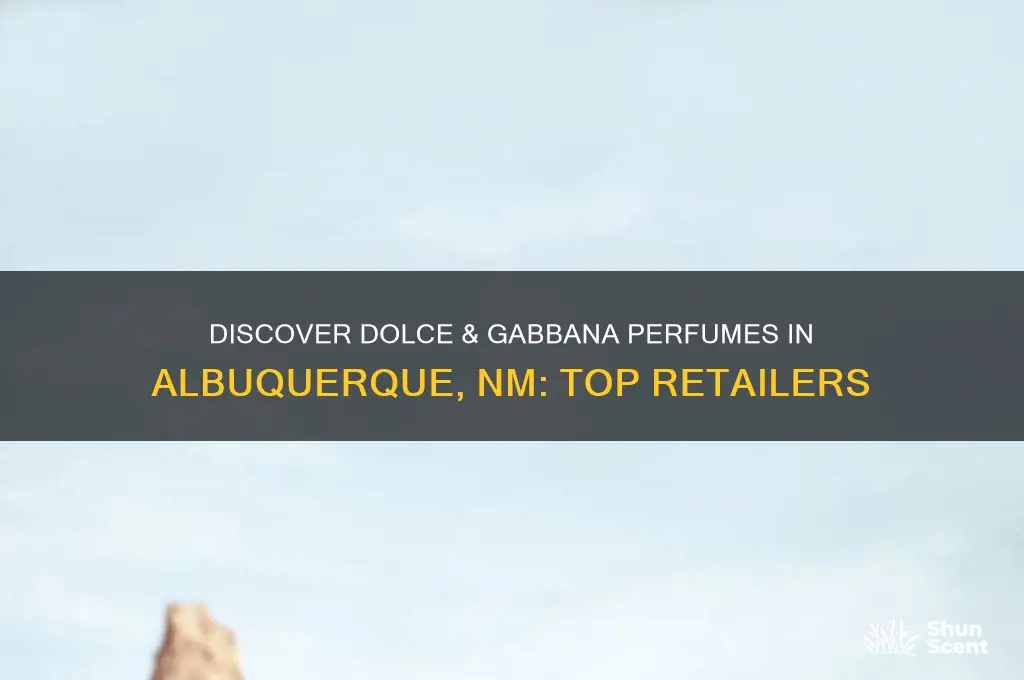 where is dolce and gabbana perfume available in albuquerque nm