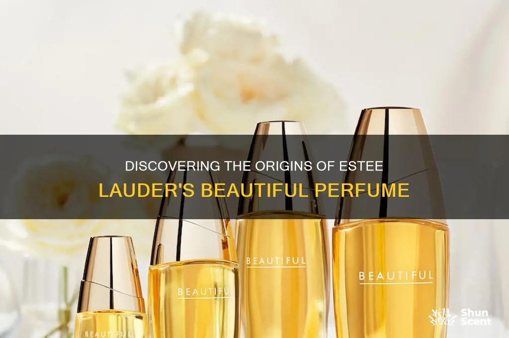 where is estee lauder beautiful perfume made