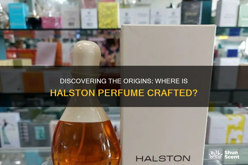 where is halston perfume made