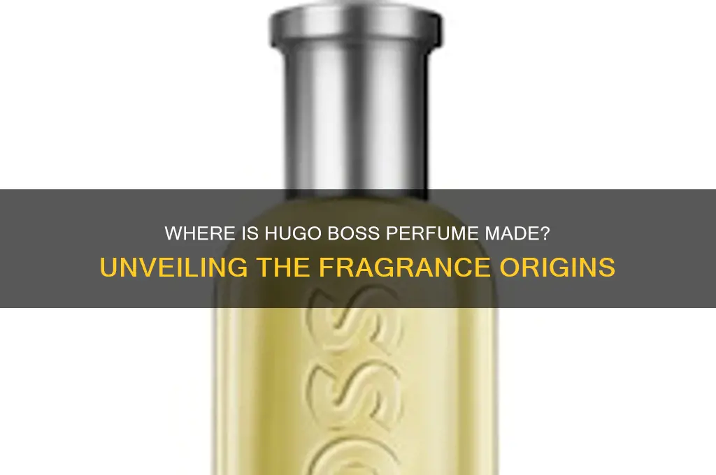 where is hugo boss perfume made