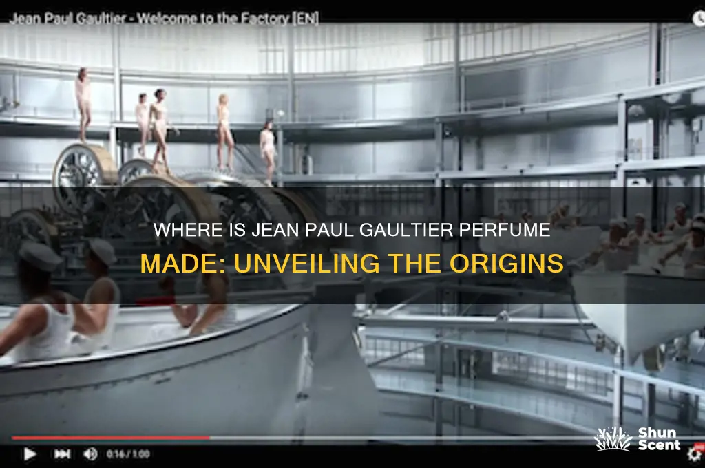 where is jean paul gaultier perfume made