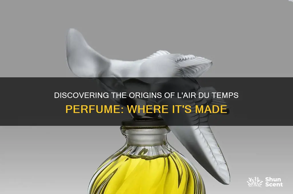 where is lair du temps perfume made