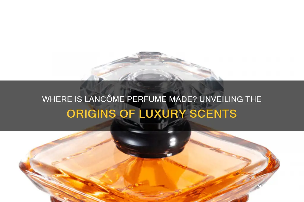 where is lancome perfume made
