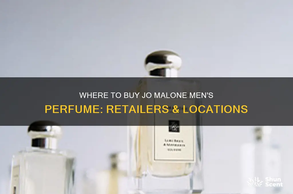 where is mens jo malone perfume sold