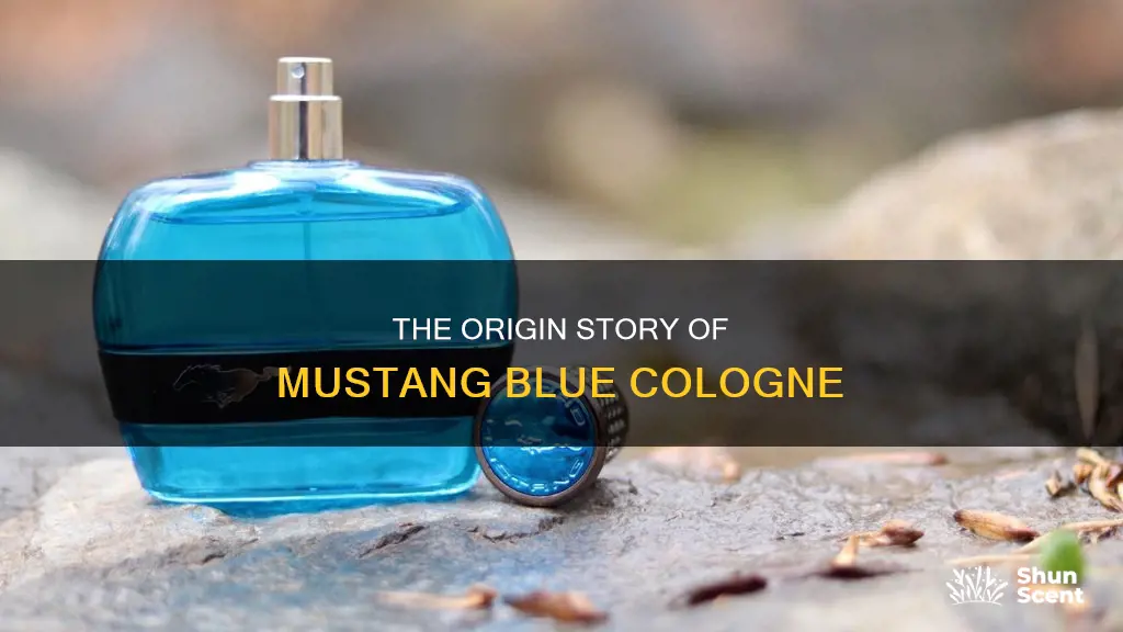 where is mustang blue cologne made